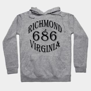 686 RICHMOND VA (BLACK) Hoodie